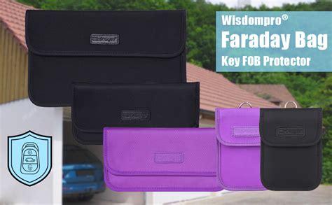 Wisdompro Faraday Bag, RFID Signal Blocking Bag Shielding 